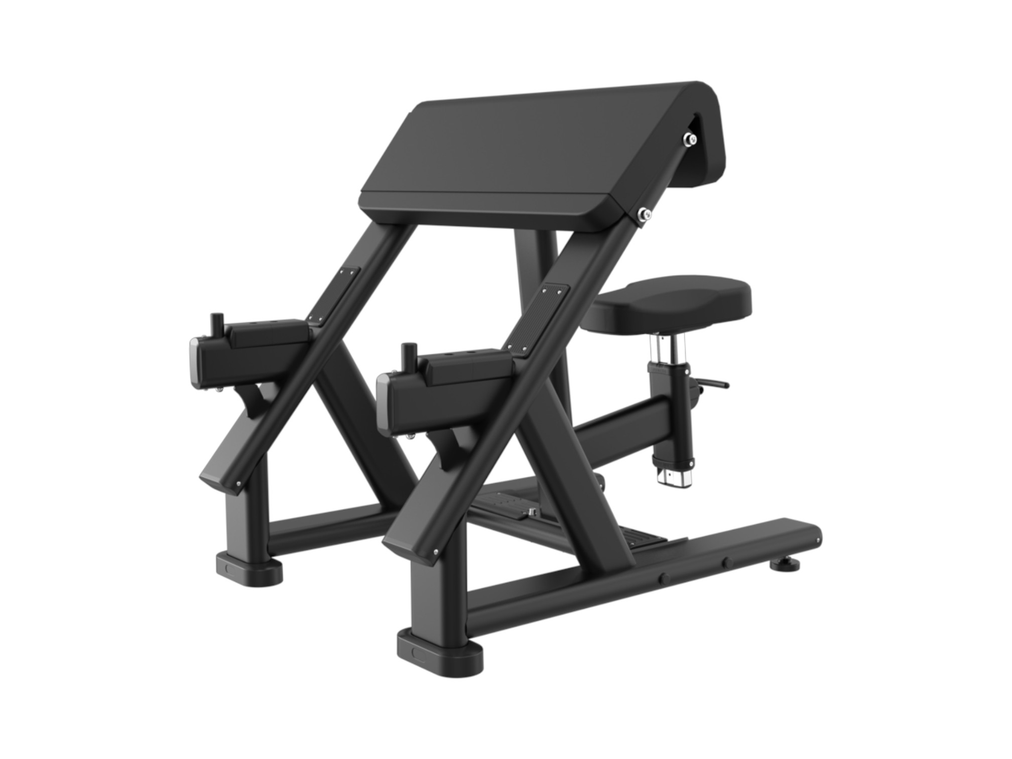 Скамья Скотта -Scott Bench (чёрн рама/чёрн подушки)