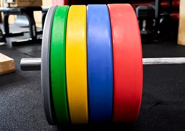 Диск EVO BUMPER PLATE, 25кг, красный 