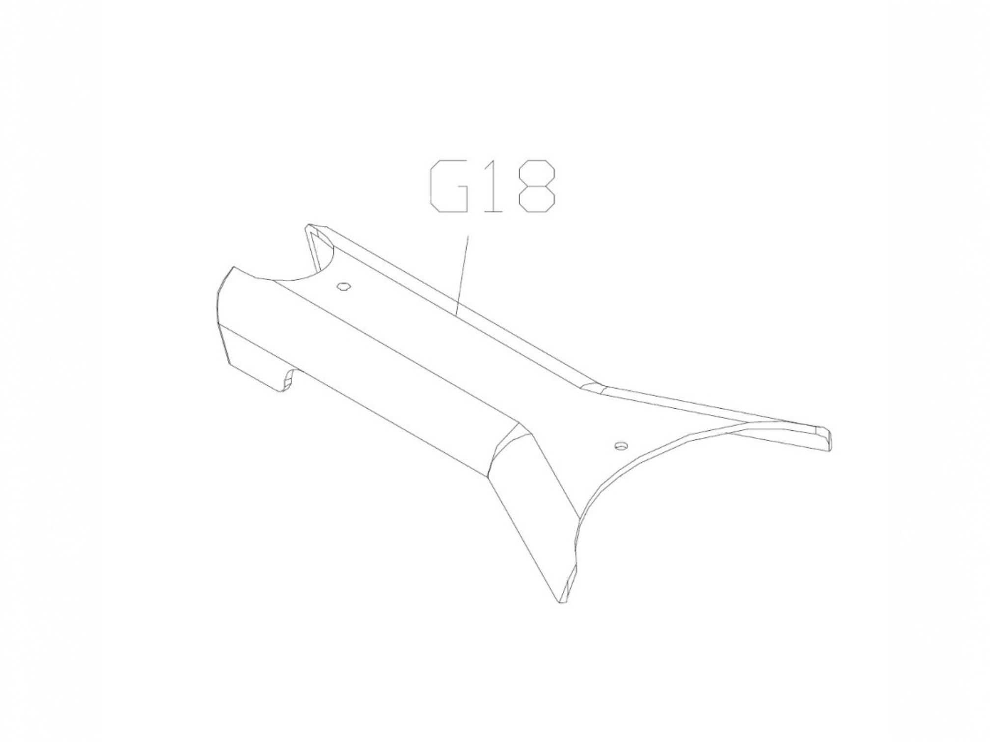 #G18 FRAME DECORATION COVER накладка на раму AirBike