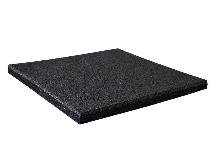 Резиновая плитка Sport Plit 850 1000x1000x30мм черная