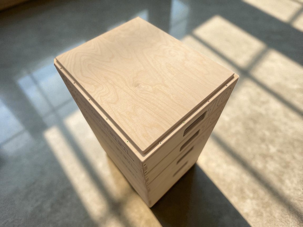 Тумба наборная 10-15-20-40см, фанера натуральный цвет