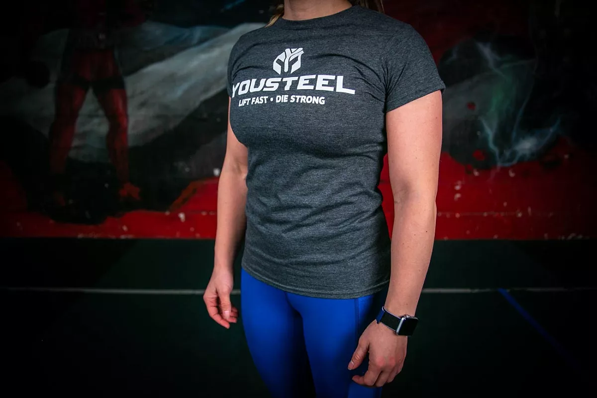 Футболка женская  YOUSTEEL TH, Тём-серый вереск (DH),   S