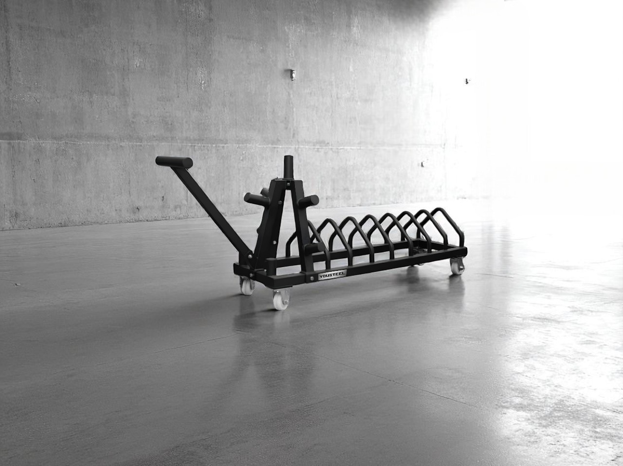 Подставка для дисков бампированных на колёсах 