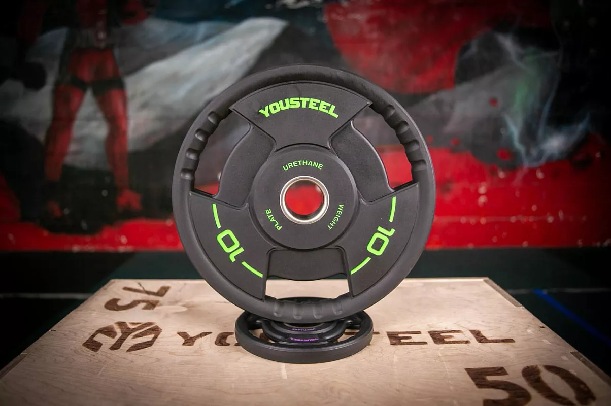 Диск TPU 10 kg , 3 HANDLE