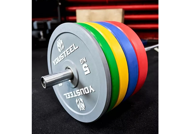 Диск EVO BUMPER PLATE,  5кг, серый