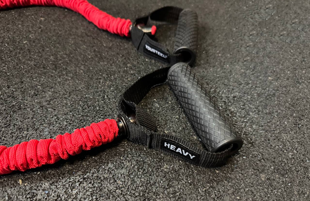 Эспандер трубчатый, Heavy-5*11*1200MM, КРАСНЫЙ