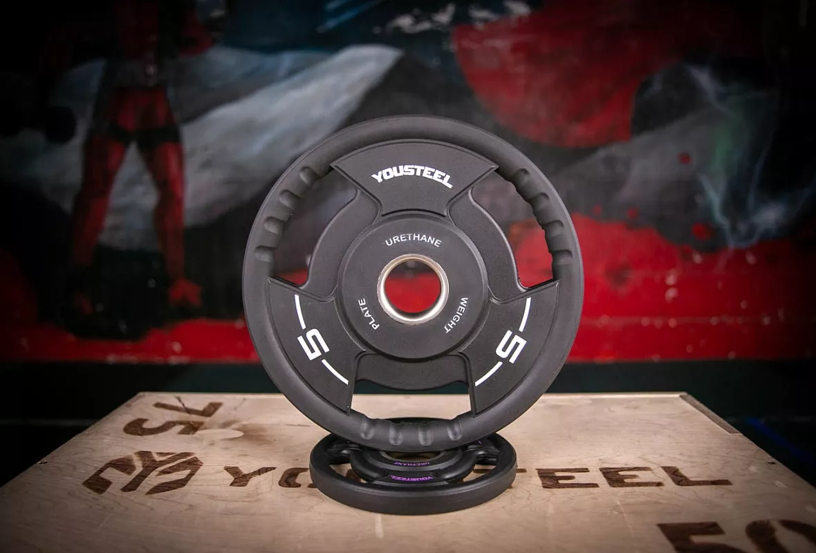 Диск TPU  5 kg , 3 HANDLE