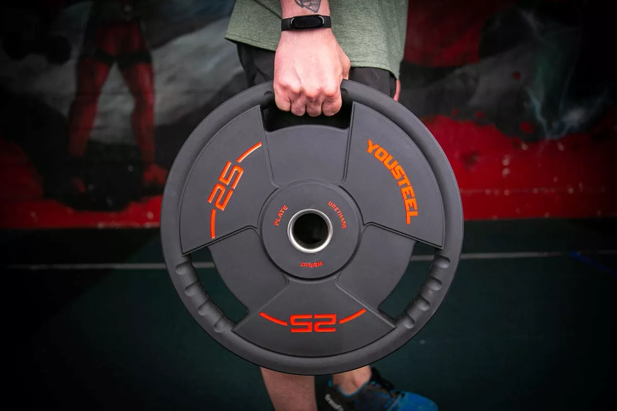 Диск TPU 25 kg , 3 HANDLE