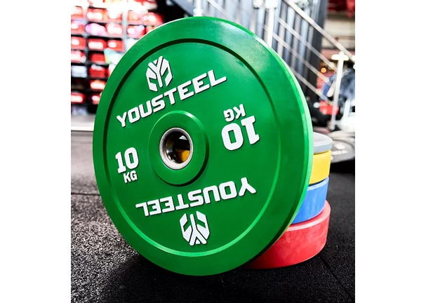 Диск EVO BUMPER PLATE, 10кг, зелёный