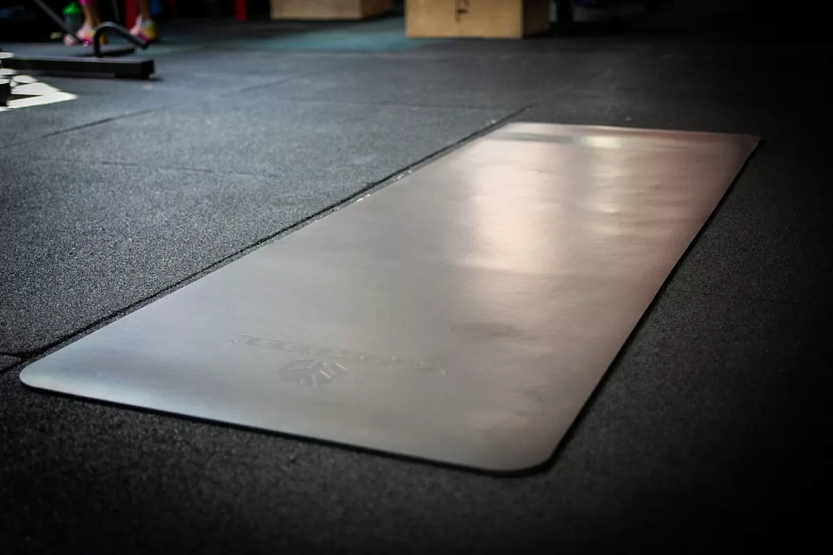 Yoga Mat чёрный+серый