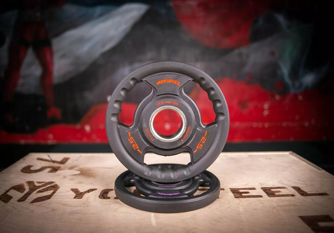 Диск TPU  2,5 kg , 3 HANDLE