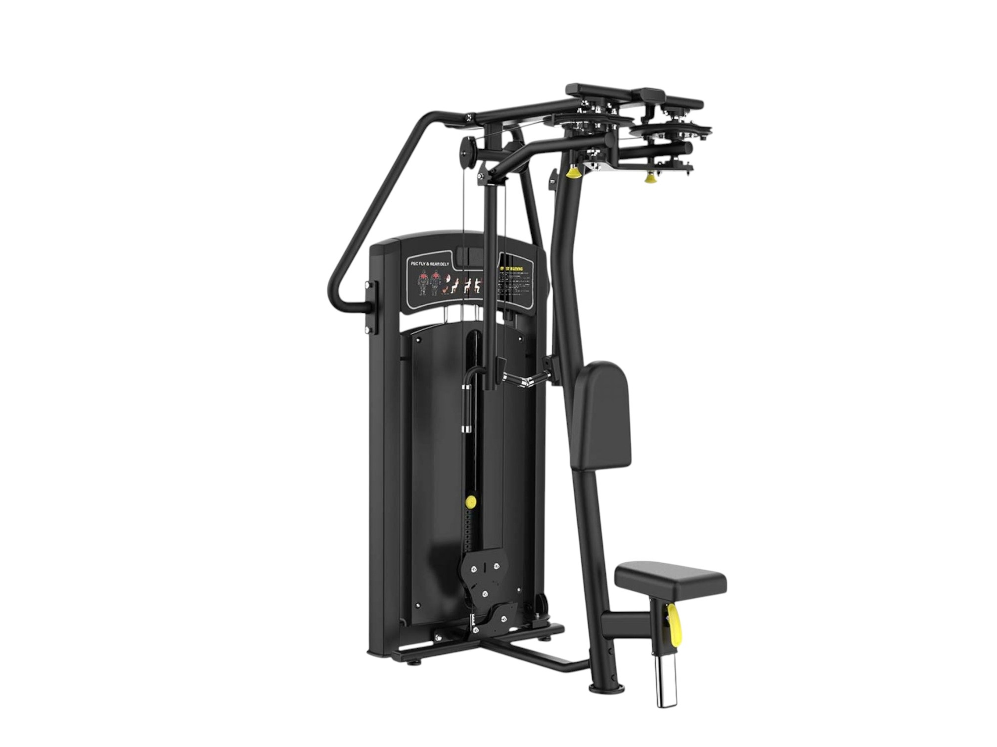 Пек-флай/задняя дельта - Pec Fly/Rear Delt (чёрн рама/чёрн подушки)