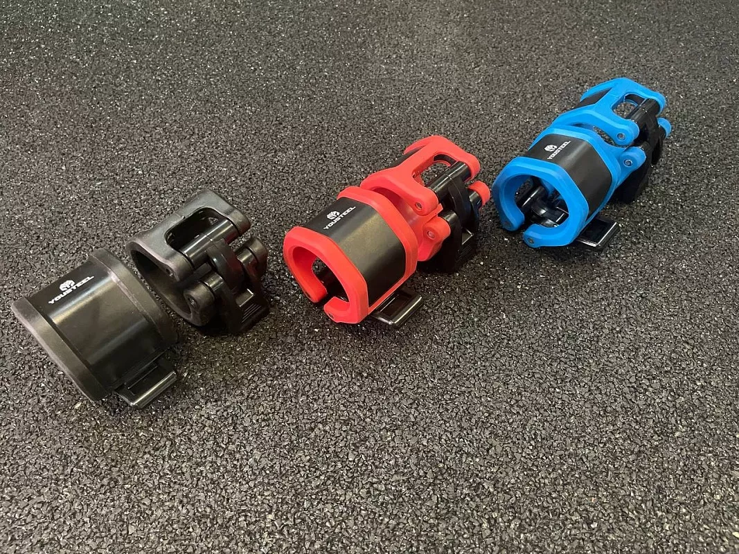 Замки пластиковые, синий+чёрный