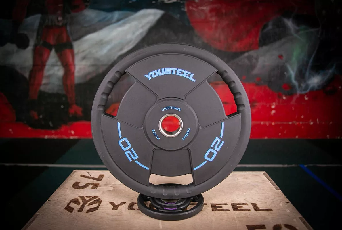 Диск TPU 20 kg , 3 HANDLE