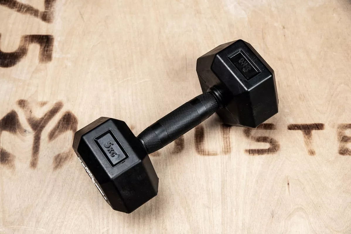 Гантель обрезиненная HEX DB  2,5кг