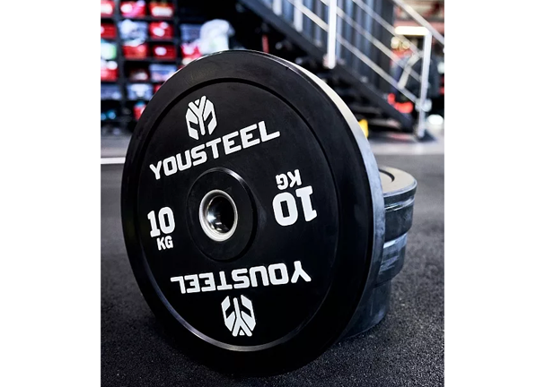 Диск EVO BUMPER PLATE,  10кг, чёрный