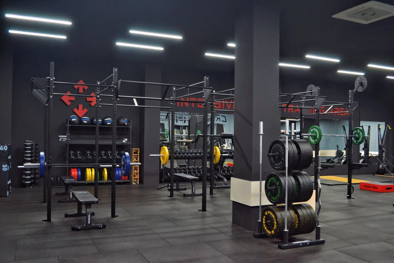 Стойка для хранения дисков и 4х грифов Olympic Plate Tree