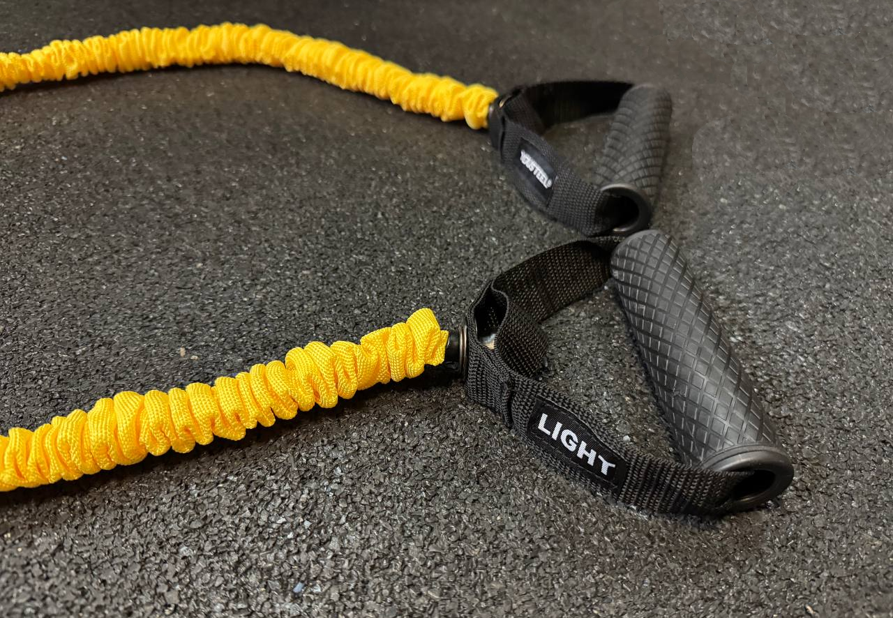 Эспандер трубчатый, Light-5*9*1200MM, ЖЁЛТЫЙ