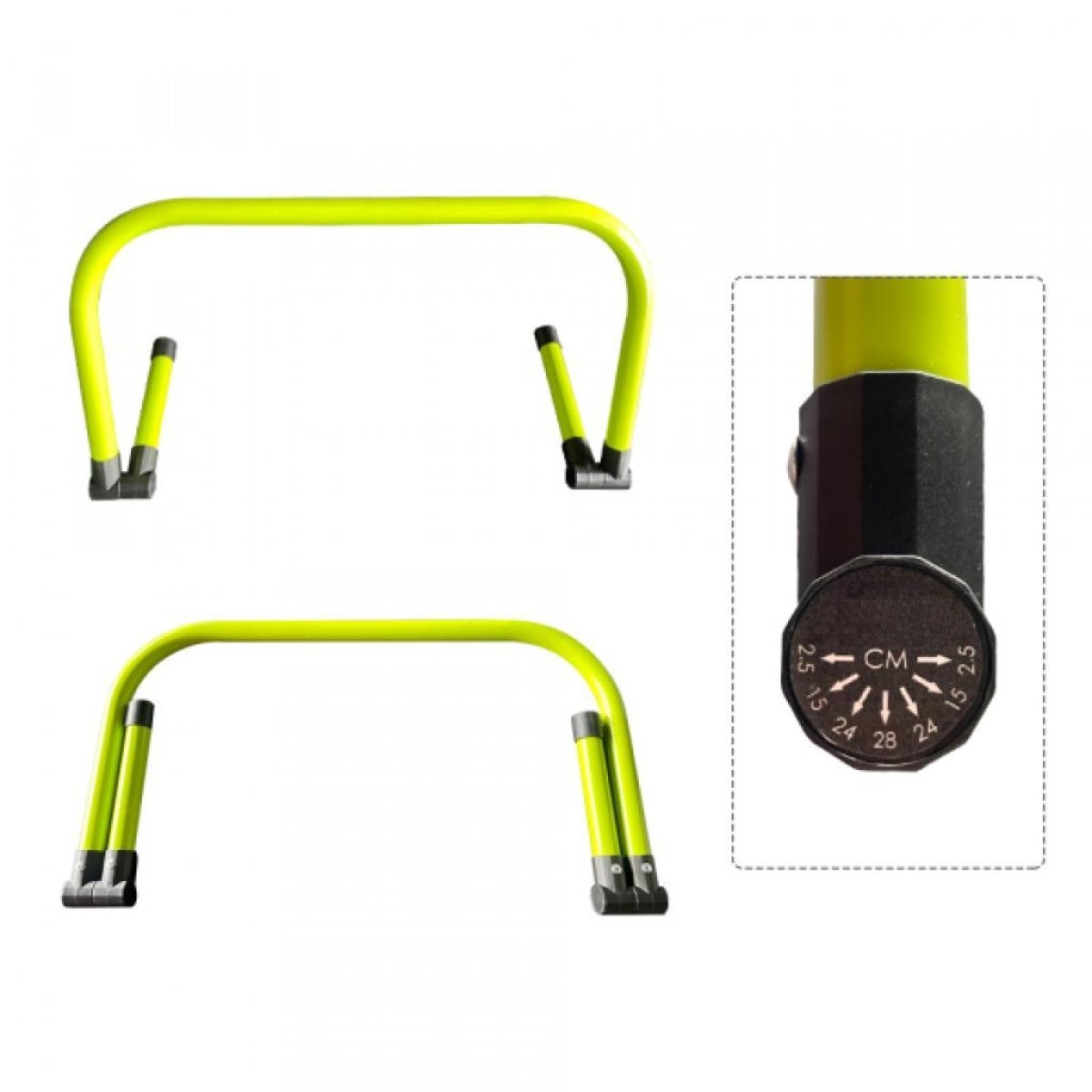 Барьеры регулируемые (15/24/28см) по высоте – кмпл из 5шт