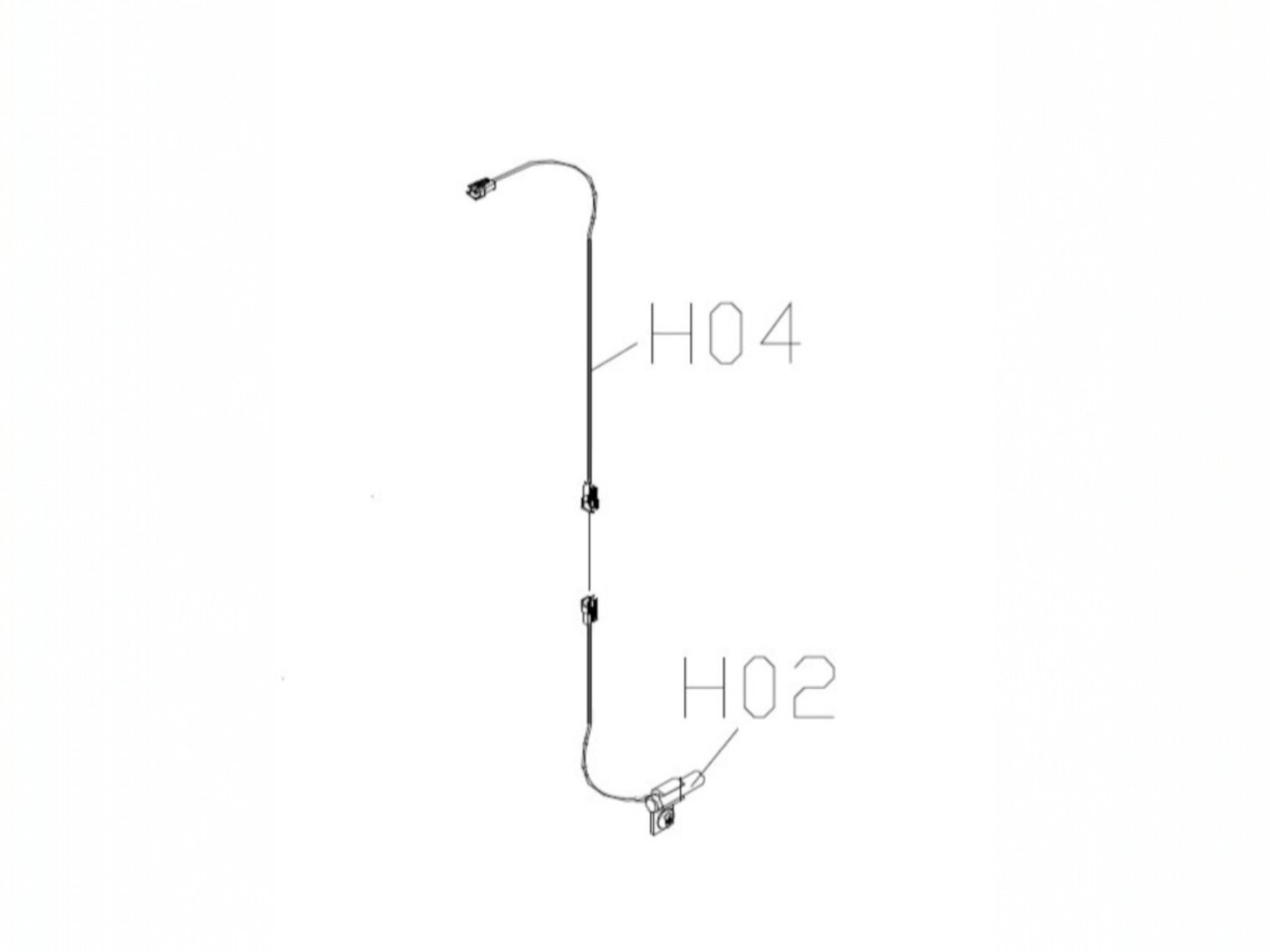 #H02+H04 Sensor Wire датчик скорости Airbike