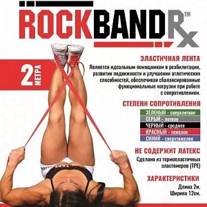 Эластичные ленты Rocktape RockBand RX 