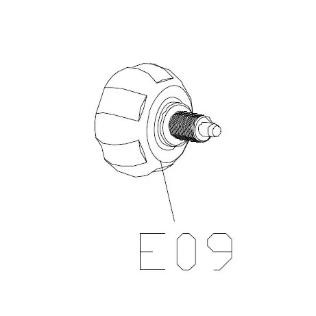 #E09 POP PIN KNOB ручка фиксации седла AirBike